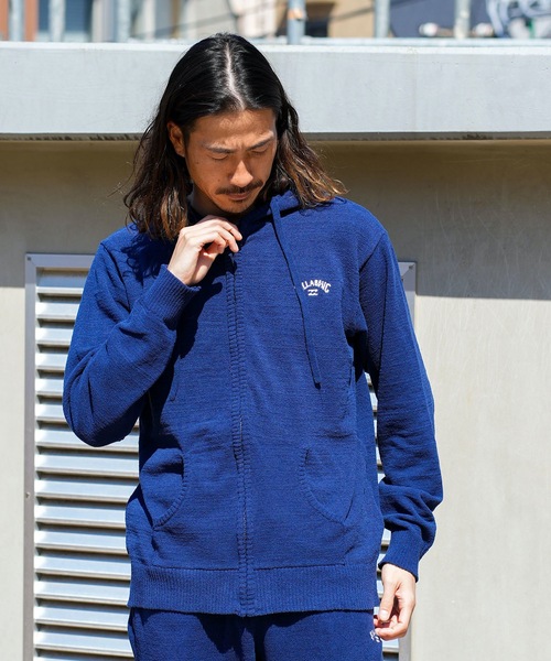 BILLABONG(ビラボン)の「BILLABONG メンズ MOLE KNIT PARKA 【2024年春夏モデル】/ビラボンジップアップパーカー(パーカー・メンズ・グレー/ブルー系その他/ネイビー・MEDIUM/X-LARGE/LARGE)」の15枚目の写真