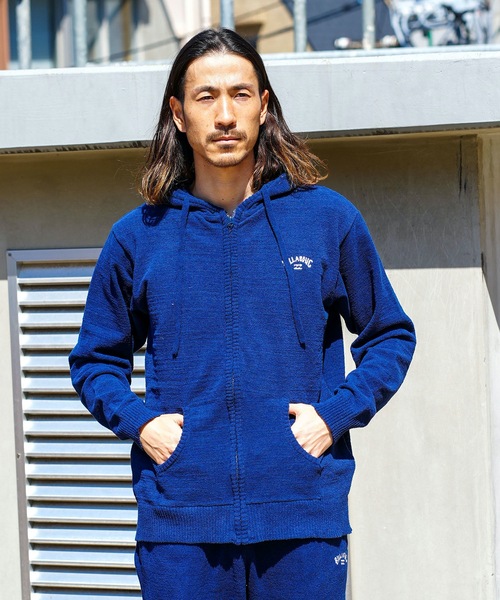 BILLABONG(ビラボン)の「BILLABONG メンズ MOLE KNIT PARKA 【2024年春夏モデル】/ビラボンジップアップパーカー(パーカー・メンズ・グレー/ブルー系その他/ネイビー・MEDIUM/X-LARGE/LARGE)」の16枚目の写真