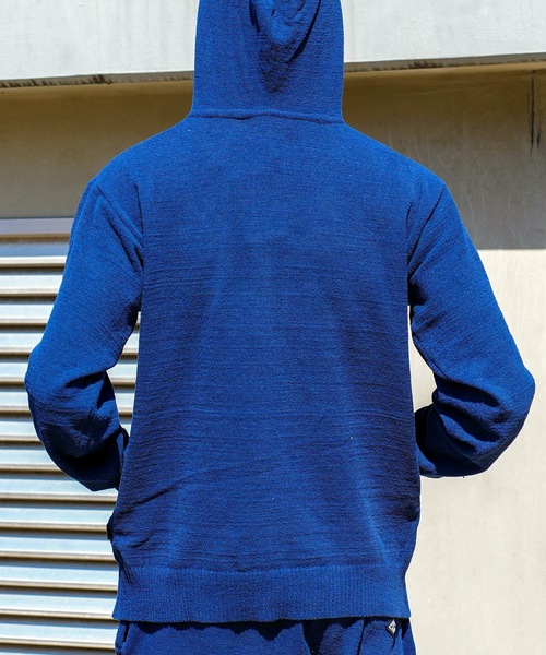 BILLABONG(ビラボン)の「BILLABONG メンズ MOLE KNIT PARKA 【2024年春夏モデル】/ビラボンジップアップパーカー(パーカー・メンズ・グレー/ブルー系その他/ネイビー・MEDIUM/X-LARGE/LARGE)」の20枚目の写真