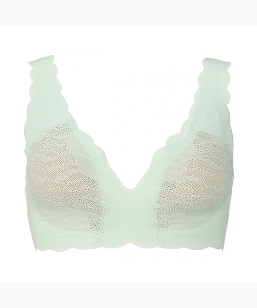 Sloggi（スロギー）の「スロギー ゼロ フィール レース ボタニカル ハーフトップ【M,Lサイズ】sloggi G057 N-Top3（その他アンダーウェア/インナー・レディース・ブラック/ホワイト/グリーン/ベージュ・L/M）」の4枚目の写真