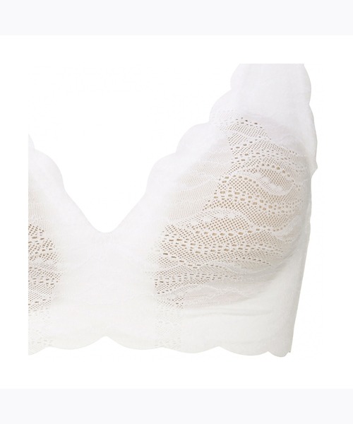 Sloggi（スロギー）の「スロギー ゼロ フィール レース ボタニカル ハーフトップ【M,Lサイズ】sloggi G057 N-Top3（その他アンダーウェア/インナー・レディース・ブラック/ホワイト/グリーン/ベージュ・L/M）」の5枚目の写真