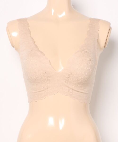 Sloggi（スロギー）の「スロギー ゼロ フィール レース ボタニカル ハーフトップ【M,Lサイズ】sloggi G057 N-Top3（その他アンダーウェア/インナー・レディース・ブラック/ホワイト/グリーン/ベージュ・L/M）」の14枚目の写真