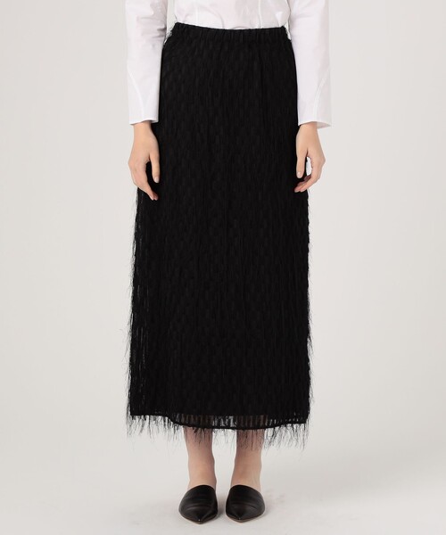 BY MALENE BIRGER（バイマレーネビルガー）の「BY MALENE BIRGER フリンジ スカート（スカート・レディース・ブラック・36）」の3枚目の写真