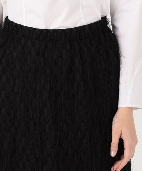 BY MALENE BIRGER（バイマレーネビルガー）の「BY MALENE BIRGER フリンジ スカート（スカート・レディース・ブラック・36）」の6枚目の写真