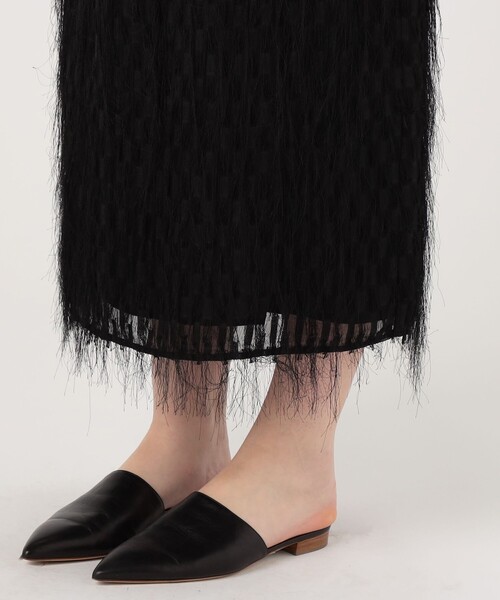 BY MALENE BIRGER（バイマレーネビルガー）の「BY MALENE BIRGER フリンジ スカート（スカート・レディース・ブラック・36）」の8枚目の写真