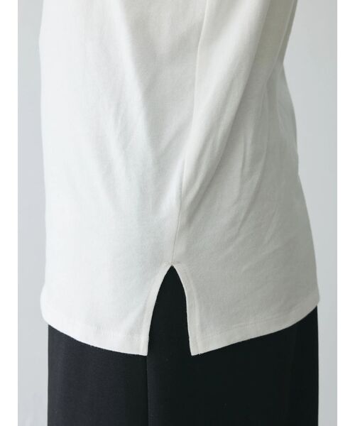 シャーリングスリーブTシャツ+レースキャミソールSET（Tシャツ/カットソー）｜AnriettMusee（アンリエットミュゼ）