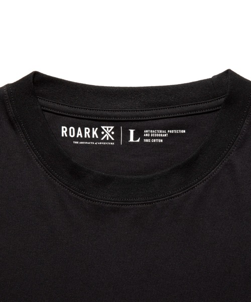 ROARK REVIVAL(ロアークリバイバル)の「【ROARK】REUSE 2PACK TEE(Tシャツ/カットソー・メンズ・ホワイト×ブラック・MEDIUM/LARGE/X-LARGE)」の4枚目の写真