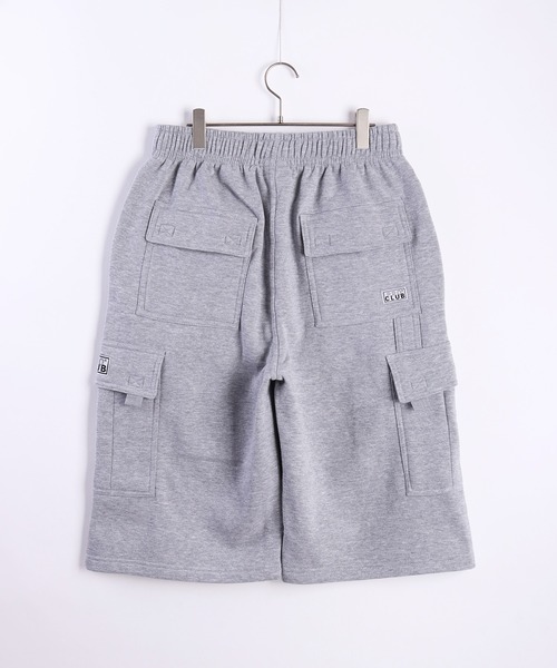 PRO CLUB （プロクラブ）の「PROCLUB 裏フリース カーゴハーフパンツ / FLEECE CARGO SHORTS（カーゴパンツ・メンズ・チャコールグレー/ブラック/ネイビー/ヘザーグレー・L/XL/M/S）」の9枚目の写真
