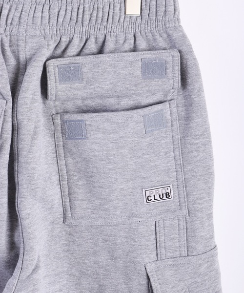 PRO CLUB （プロクラブ）の「PROCLUB 裏フリース カーゴハーフパンツ / FLEECE CARGO SHORTS（カーゴパンツ・メンズ・チャコールグレー/ブラック/ネイビー/ヘザーグレー・L/XL/M/S）」の6枚目の写真