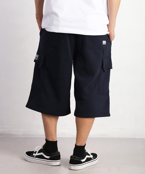 PRO CLUB （プロクラブ）の「PROCLUB 裏フリース カーゴハーフパンツ / FLEECE CARGO SHORTS（カーゴパンツ・メンズ・チャコールグレー/ブラック/ネイビー/ヘザーグレー・L/XL/M/S）」の21枚目の写真