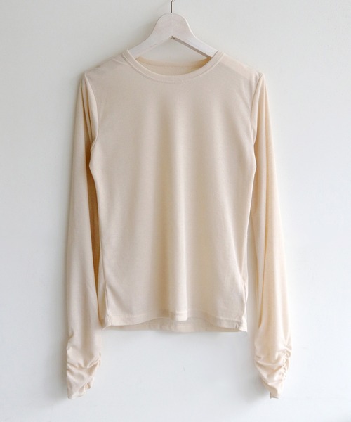 HER CLOSET（ハークローゼット）の「【vingtrois】チュールビスチェセットTシャツ（Tシャツ/カットソー・レディース・ブラック/オフホワイト/ライトベージュ・M）」の5枚目の写真