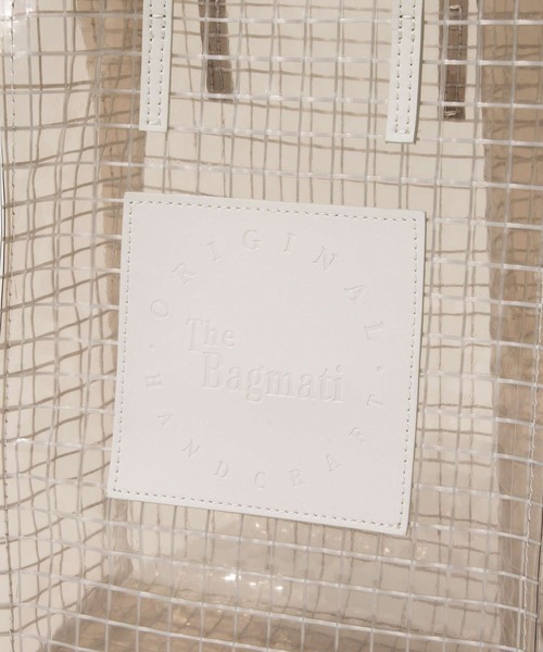 The Bagmati（ザバグマティ）の「BAGMATI  PVC TOTEBAG バグマティ トートバッグ（ハンドバッグ・レディース・ブラウン/オフホワイト/ブラック・FREE）」の8枚目の写真