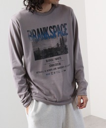 フォトプリントロングスリーブTシャツ