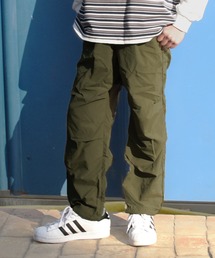 GLAZOS | 【撥水】ナイロンワッシャー・ワイドミリタリーパンツ(その他パンツ)