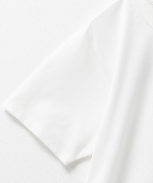 NAVY(ネイビー)の「NAVY 胸刺繍 バックプリントTシャツ(Tシャツ/カットソー・レディース・ライトパープル/ホワイト/グレー・M/L/S/XL)」の4枚目の写真