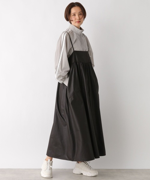 LEPSIM（レプシィム）の「厚底レースアップスニーカー　106969（スニーカー・レディース・アイボリー/ブラック・MEDIUM/LARGE）」の3枚目の写真