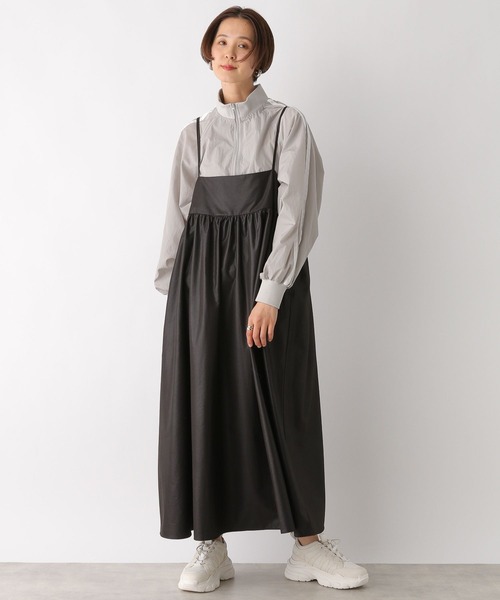 LEPSIM（レプシィム）の「厚底レースアップスニーカー　106969（スニーカー・レディース・アイボリー/ブラック・MEDIUM/LARGE）」の4枚目の写真