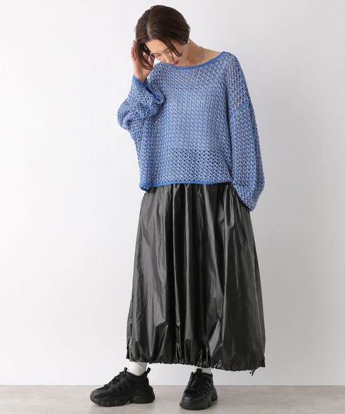 LEPSIM（レプシィム）の「厚底レースアップスニーカー　106969（スニーカー・レディース・アイボリー/ブラック・MEDIUM/LARGE）」の7枚目の写真