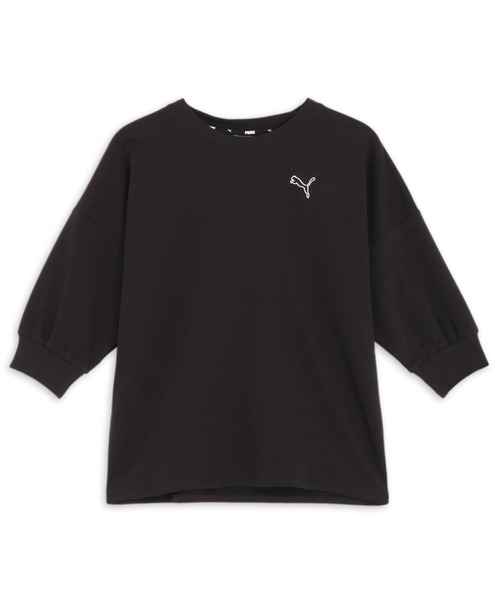 PUMA(プーマ)の「PUMA プーマ ウィメンズ プーマ モーション MX 七分丈 Tシャツ(Tシャツ/カットソー・レディース・ブラック/ホワイト・LARGE/MEDIUM/SMALL/X-LARGE)」の2枚目の写真