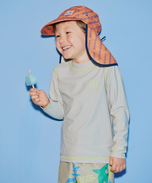 BEAMS mini(ビームスミニ)の「BEAMS mini / スイム セット 24SS(Boys 100~130cm)(ラッシュガード・キッズ・ライトグレー/その他・S(100~110)/M(110~120)/L(120~130))」の3枚目の写真