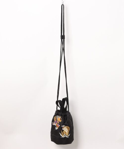 HOUSTON(ヒューストン)の「HOUSTON / QUILTING EFECT BAG / HS6845(ショルダーバッグ・レディース・ブラック/オリーブ・ONESIZE)」の7枚目の写真