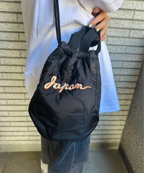 HOUSTON(ヒューストン)の「HOUSTON / QUILTING EFECT BAG / HS6845(ショルダーバッグ・レディース・ブラック/オリーブ・ONESIZE)」の10枚目の写真