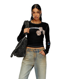 DIESEL | レディース 長袖Tシャツ T-ELE-LS(Tシャツ/カットソー)