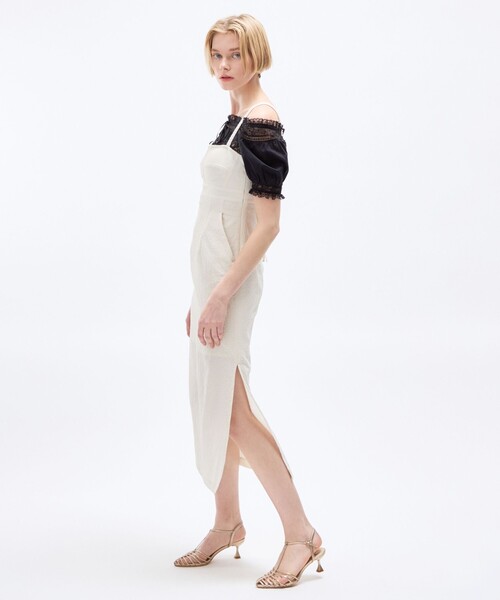 DEICY（デイシー）の「ライトチェックビスチェワンピース（ワンピース・レディース・アイボリー・0）」の15枚目の写真