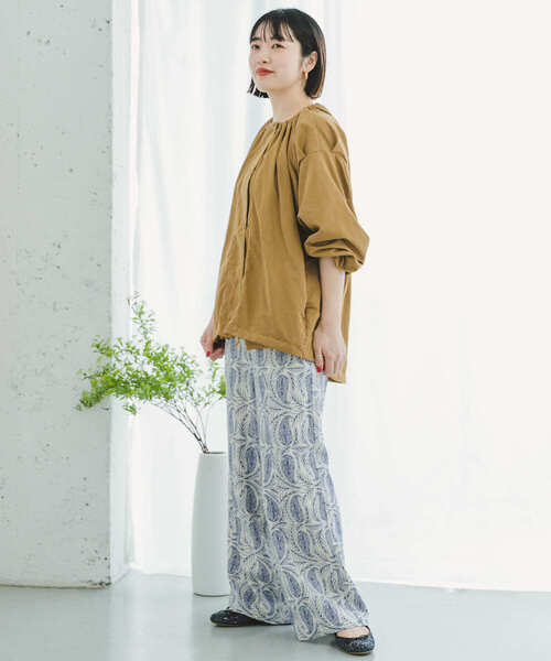 ITEMS URBANRESEARCH（アイテムズ アーバンリサーチ）の「ポケッタブルノーカラーブルゾン（ブルゾン・レディース・キャメル/ブラック・FREE）」の9枚目の写真