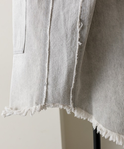 ear PAPILLONNERデニムチュニックシャツ イア パピヨネ ear PAPILLONNER デニムチュニックシャツ【SUM1