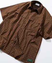Foxfire/フォックスファイヤー 別注 フィッシングポケット ショートスリーブ チェックシャツ