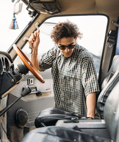 Foxfire(フォックスファイヤー)の「Foxfire/フォックスファイヤー 別注 フィッシングポケット ショートスリーブ チェックシャツ(シャツ/ブラウス・メンズ・ブラック/グレー/グリーン/オレンジ・MEDIUM/LARGE)」の19枚目の写真