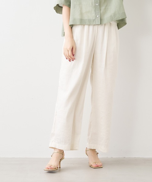 MICA&DEAL(マイカ&ディール)の「シアータックワイドパンツ(その他パンツ・レディース・ブラック/グレー/オフホワイト/グリーン・FREE)」の2枚目の写真