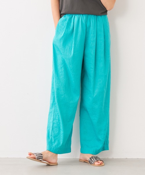 MICA&DEAL(マイカ&ディール)の「シアータックワイドパンツ(その他パンツ・レディース・ブラック/グレー/オフホワイト/グリーン・FREE)」の4枚目の写真