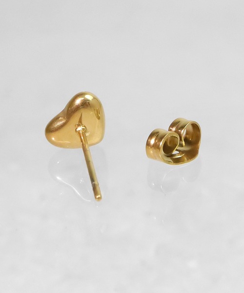 blackdia ocean（ブラックダイヤオーシャン）の「blackdia ocean  ミニハートスタッドピアス（ピアス（両耳用）・レディース・ゴールド/シルバー・FREE）」の8枚目の写真