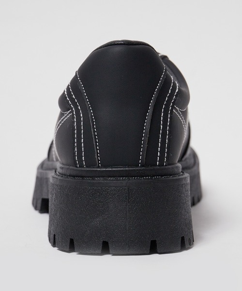 ♠【NEW】ステッチライン ネット スニーカー 3色 stitch line leather sneaker / ステッチライン レザー