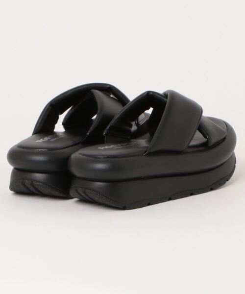 FIG&VIPER（フィグアンドバイパー）の「【FIG&VIPER】 厚底パテッドサンダル（サンダル・レディース・ベージュ/ブラック/アイボリー・S/LL/L/M）」の4枚目の写真