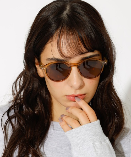 IZIPIZI（イジピジ）の「【IZIPIZI】サングラス / ボストン / UVカット / #D（サングラス・レディース・ブラウン系その他2/ブラック系その他/ブラウン系その他/その他/ブラック/ライトブルー/ゴールド/ベージュ系その他・フリー）」の7枚目の写真