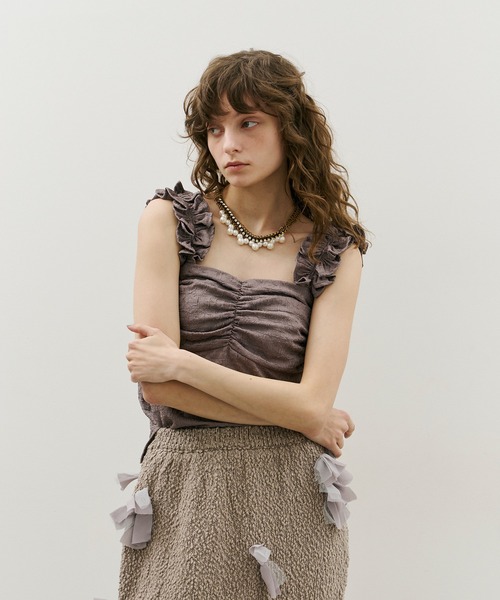 Jean paul gaultier ⭐︎ショルダーベルト付きタンクトップ　46 Jean paul gaultier ⭐︎ショルダーベルト付きタンクトップ 46