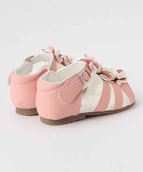 petit main（プティマイン）の「お花サンダル（サンダル・キッズ・ブラック/ライトピンク/オフホワイト・15cm/16cm/18cm/17cm/20cm/14cm/19cm）」の13枚目の写真