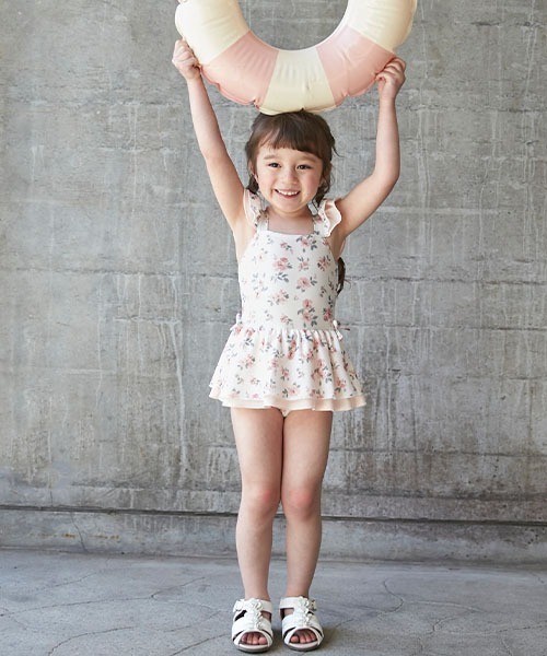 petit main（プティマイン）の「お花サンダル（サンダル・キッズ・ブラック/ライトピンク/オフホワイト・15cm/16cm/18cm/17cm/20cm/14cm/19cm）」の9枚目の写真