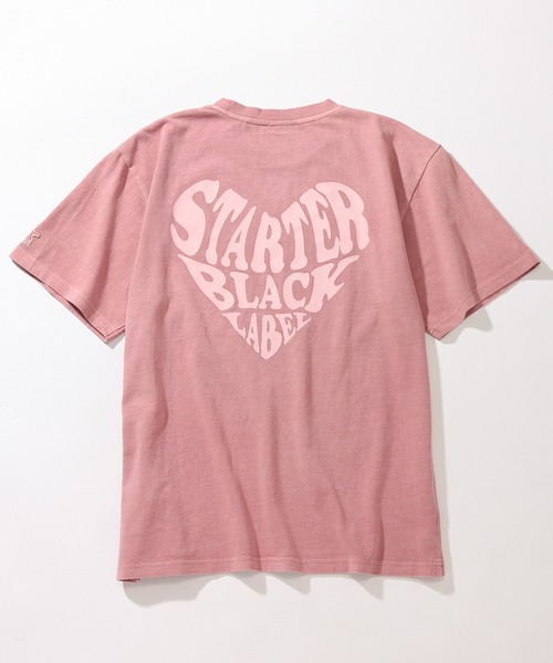 STARTER(スターター)の「【STARTER /スターター】 ハートロゴ ビッグシルエット 半袖 ピグメントTシャツ(Tシャツ/カットソー・レディース・ライトピンク/グリーン/スミクロ・M/L)」の9枚目の写真