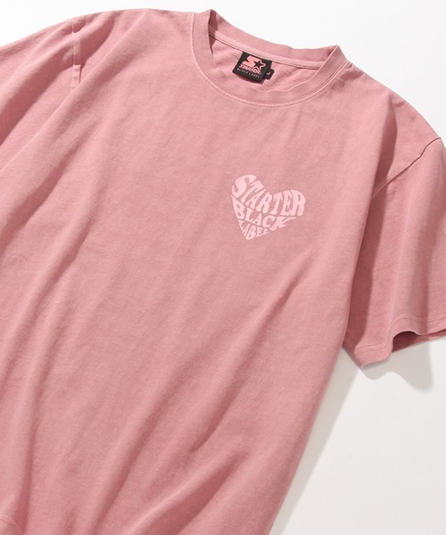 STARTER(スターター)の「【STARTER /スターター】 ハートロゴ ビッグシルエット 半袖 ピグメントTシャツ(Tシャツ/カットソー・レディース・ライトピンク/グリーン/スミクロ・M/L)」の14枚目の写真