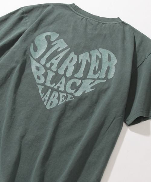 STARTER(スターター)の「【STARTER /スターター】 ハートロゴ ビッグシルエット 半袖 ピグメントTシャツ(Tシャツ/カットソー・レディース・ライトピンク/グリーン/スミクロ・M/L)」の13枚目の写真