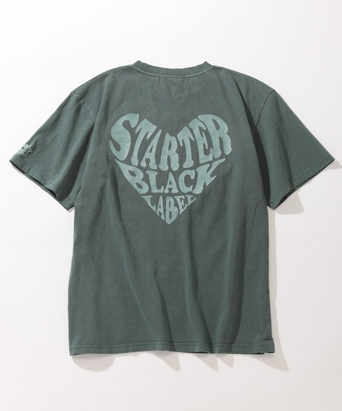 STARTER(スターター)の「【STARTER /スターター】 ハートロゴ ビッグシルエット 半袖 ピグメントTシャツ(Tシャツ/カットソー・レディース・ライトピンク/グリーン/スミクロ・M/L)」の7枚目の写真