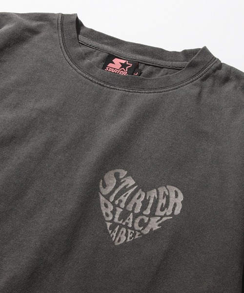 STARTER(スターター)の「【STARTER /スターター】 ハートロゴ ビッグシルエット 半袖 ピグメントTシャツ(Tシャツ/カットソー・レディース・ライトピンク/グリーン/スミクロ・M/L)」の16枚目の写真