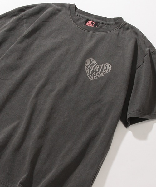 STARTER(スターター)の「【STARTER /スターター】 ハートロゴ ビッグシルエット 半袖 ピグメントTシャツ(Tシャツ/カットソー・レディース・ライトピンク/グリーン/スミクロ・M/L)」の10枚目の写真