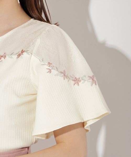 WILLSELECTION（ウィルセレクション）の「刺繍カットソープル