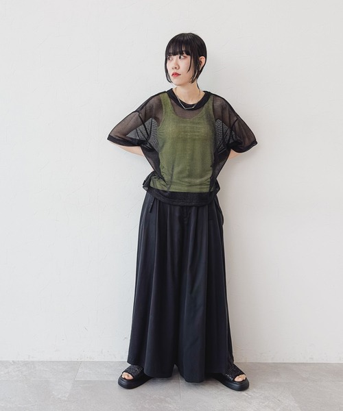 niko and...（ニコアンド）の「[MODE NORM CORE]テロテロメタリックプルオーバー（その他トップス・レディース・ブラック/グレー/イエロー・MEDIUM/LARGE）」の8枚目の写真