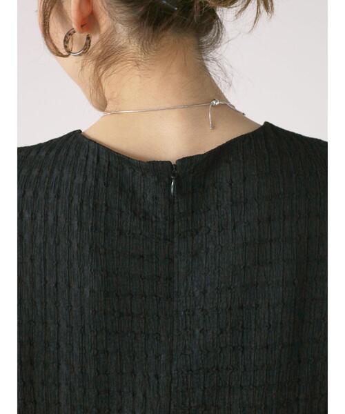 Lugnoncure（ルノンキュール）の「シュリンク無地オールインワン（サロペット/オーバーオール・レディース・ベージュ/パープル/ブラック・F）」の12枚目の写真